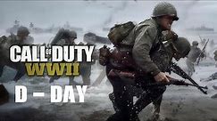 Call Of Duty WWII Gameplay D - Day (No Commentary)
