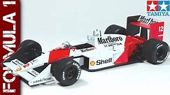 Building Ayrton Senna's McLaren MP4/4 1988 F1 car (Tamiya 1/20 scale model kit)