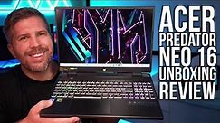 Acer Predator Helios Neo 16 Unboxing Review! 10+ Game Benchmarks, Display, Speaker, Thermal Tests!