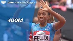 Allyson Felix 49.65 WL wins the Women's 400m - IAAF Diamond League London 2017