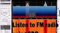 Use SDR to listen to FM radio channels