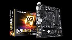 GIGABYTE B450M DS3H Motherboard Unboxing and Overview
