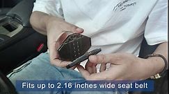 2 Pack Metal Seat Belt Clips Seat Belt Adjuster, Shoulder Neck Belt Locking Clip Protector ​for Adults Kids. Improve Driving Comfort. Car Accessories