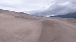 The sand dunes at Great Sand Dunes National Park in south-central Colorado are famous for being the tallest in North America - and among the quietest places in the entire country