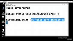 how to compile and execute java program