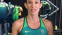 Time Brasil - Fabiana Murer curtiu os novos uniformes do...