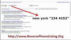 How To Do A Free Reverse Phone Look Up - Easy Reverse Number Look Up