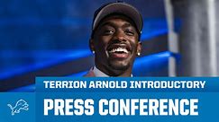 Terrion Arnold introductory press conference