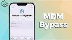 2022 How to Bypass iPhone MDM Device Management | Remote Management iPhone Remove