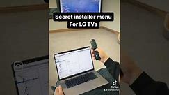 Secret installer menu for LG TVs #control4 #smarthome #tips #shorts