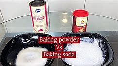 WHAT IS THE DIFFERENCE BETWEEN BAKING POWDER AND BAKING SODA
