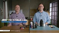 ARRI TECH TALK Live: How to clean your lenses properly // English Version