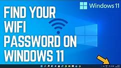 How to Find your WiFi Password on Windows 11