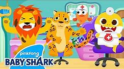 Scary Predator Friends Go to Baby Shark Hospital! | Baby Shark's Hospital Play | Baby Shark Official