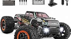 HAIBOXING Remote Control Car 16889, 1:16 Scale 2.4Ghz RC Cars 4x4 Off Road Trucks, Waterproof RTR RC Monster Truck 36KM/H, Toys for Kids and Adults with 2 Batteries 35+ mins Play