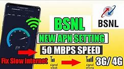 BSNL APN Setting 2023 | BSNL Internet Problem Solution | How to Increase BSNL 3G 4G NET SPEED