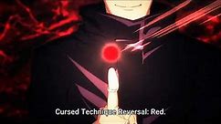 Gojo Satoru using "Cursed Technique Reversal: Red" | Jujutsu Kaisen English Sub