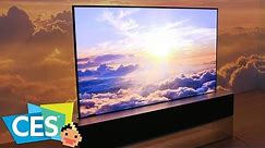 LG's Rollable TV, Waterfall Display, 88-inch 8K OLED and LG Home Brew - CES 2019