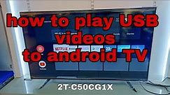 how to play USB VIDEOS to Android TV