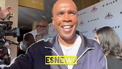 Sugar Ray Leonard what he told sugar ray Robinson about his name and opens up on charity work