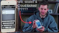 Apple iCloud locked my sealed iPod Touch (yes, REALLY)