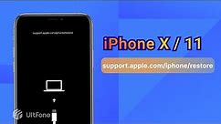 How to Fix support.apple.com/iphone/restore iPhone X/11 - Get Out of Recovery Mode & Turn Back On