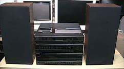 1980s Sharp SG-F800 stereo system