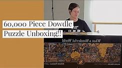60,000 Piece Jigsaw Puzzle! Unboxing the Worlds Newest Largest Jigsaw Puzzle by Dowdle!