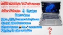 MSI Modern 14 laptop performance and review
