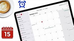 Apple Calendar for scheduling your meetings on the iPad in iPadOS 14| Digital planning