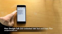 New Straight Talk $55 Unlimited Talk Text and Data Plan