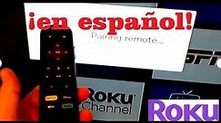 Cómo Sincronizar un Control Remoto ROKU con un Dispositivo de TV (Emparejar PAR Conectar en Español)
