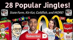 28 POPULAR Commercial Jingles On Piano – (State Farm, Kit-Kat, Goldfish, and MORE!)