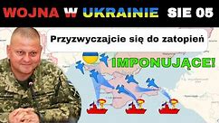 05 SIE: Genialne. Ukraińcy Użyli Nowej Taktyki i ZATOPILI 2 ROSYJSKIE OKRĘTY | Wojna w Ukrainie Wyja