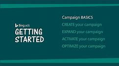 Bing Ads campaign basics