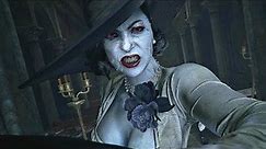 Resident Evil 8 Village - Lady Dimitrescu Boss Fight & Transformation (4K 60FPS)