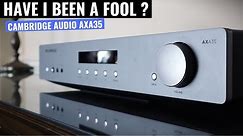 Entry Amplifier: Cambridge Audio AXA35 Review