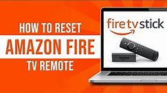 How to Reset Amazon Fire TV Remote (Tutorial)