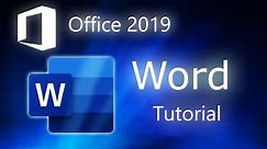 Microsoft Word 2019 - Tutorial for Beginners in 16 MINS! [COMPLETE]