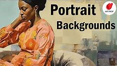 Create Awesome Backgrounds in Portrait Paintings: Composition Ideas