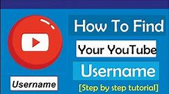 How To Find Your YouTube Username