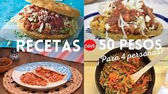 4 fáciles y deliciosas recetas para armar menú semanal con 50 pesos