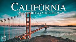 California 4K Scenic Relaxation Film | California Drone Scenery with Calming Music | #California4K