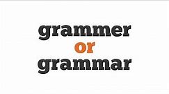 Grammar vs Grammer - 66 common spelling errors in English