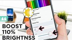 Increase Your iPhone Screen Brightness to The Max | Make iPhone Display brighter than 100%