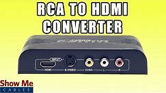 RCA and S-Video to HDMI Converter - Save Older Video Equipment by Converting to HDMI #47-300-001