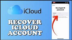 How to Recover Your iCloud Account 2024? Reset iCloud Password