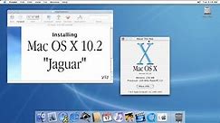Installing Mac OS X 10.2 "Jaguar" (QEMU)