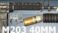 How a M203 Grenade Launcher Works