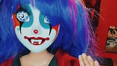 #tiffanyandchucky #chuckysbride #artist #mua #imadeit #doll #minime #cosplay #vampyre #frankenstein #horror #childsplay #blueeyes #chameleon #artistsoftiktok #performer #tooktenyears
